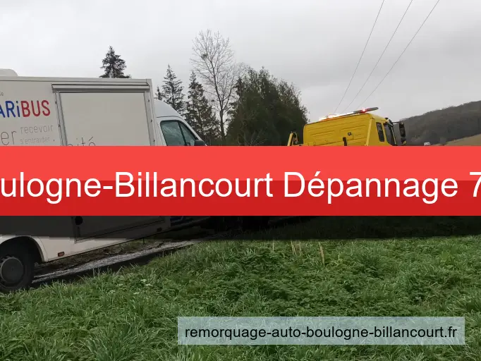 Dépannage et remorquage à Boulogne-Billancourt